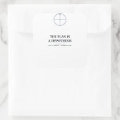 Het Plan Is Een Hypothese — Planner Sticker (Tas)