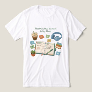 Het Plan Was Perfect In Mijn Hoofd ADHD Bureaublad Tri-Blend Shirt