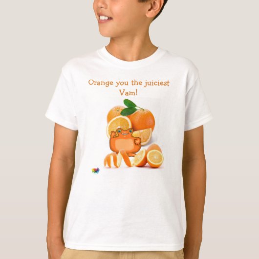 Het Planet PODZ™ T-shirt "Oranje you the Juiciest" (Voorkant)