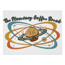 Het Planetaire Koffiepauze Retro Ruimtedesign