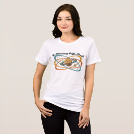 Het Planetaire Koffiepauze Retro Ruimtedesign Tri-Blend Shirt