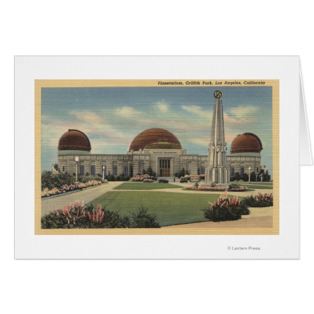 Het Planetarium in Griffith Park (Voorkant Horizontaal)