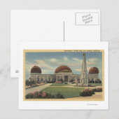 Het Planetarium in Griffith Park Briefkaart (Voorkant / Achterkant)