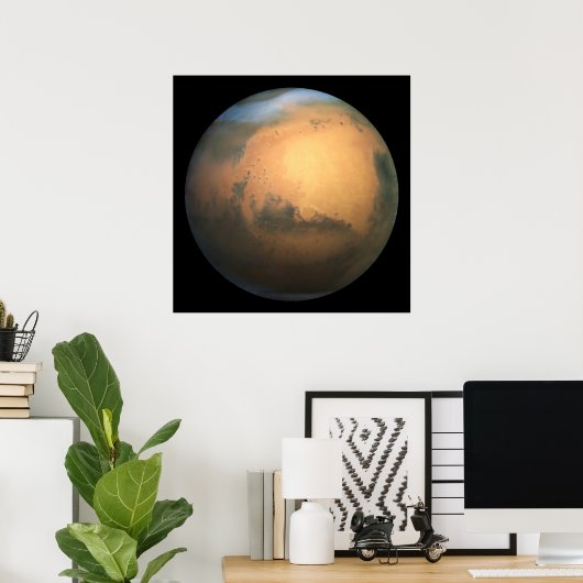 Het planetMars - 3D-effect Poster (Thuiskantoor)