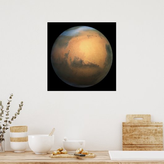 Het planetMars - 3D-effect Poster (Keuken)