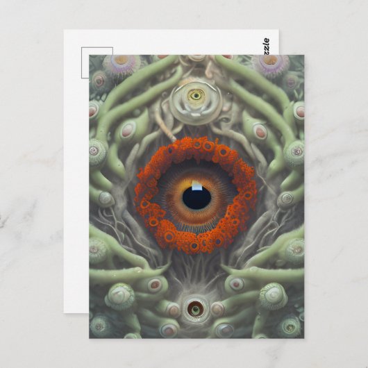 Het Plant Eyeball Briefkaart (Voorkant / Achterkant)