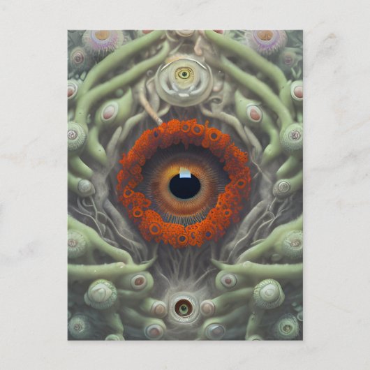 Het Plant Eyeball Briefkaart (Voorkant)