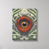 Het Plant Eyeball Canvas Afdruk (Voorkant)