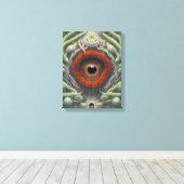 Het Plant Eyeball Canvas Afdruk (Insitu (Houten vloer))