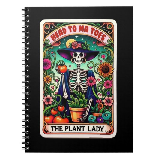 Het Plant Lady Tarot Kaart Notitieboek Collectie (Voorkant)