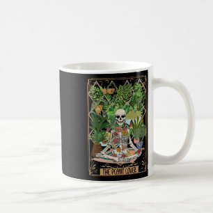 Het Plant Lover Tarot Kaart Skeleton Spooky Seizoe Koffiemok