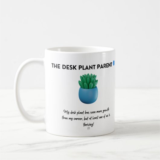 Het Plant van de Desk Parent Koffiemok (Links)