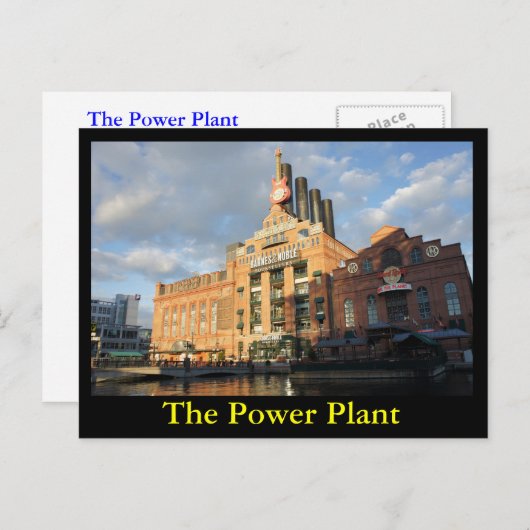 Het Plant van de Macht Briefkaart (Voorkant / Achterkant)