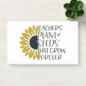 Het Plant van docenten zaaigoed dat voor altijd gr Post-it® Notes (Kantoor)