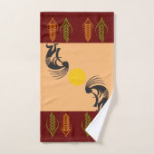 Het planten van de zaden Springtime Kokopelli Bad Handdoek (Handdoek)