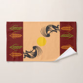 Het planten van de zaden Springtime Kokopelli Bad Handdoek (Handdoek)