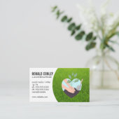 Het planten van een boom | Gras Visitekaartje (Staand voorkant)