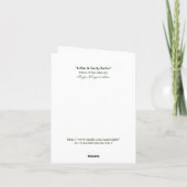 Het planten van een tuin van een Snoep-kaart van c Kaart (Achterkant)