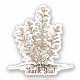 Het planten van Zaden van Geloof Christelijke Tuin Sticker