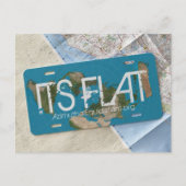 HET PLATTE BRIEFKAART | AzimuthalEquidistant.org (Voorkant)