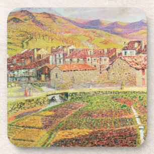 Het platteland bier onderzetter