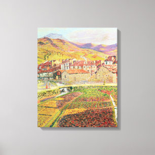 Het platteland canvas afdruk