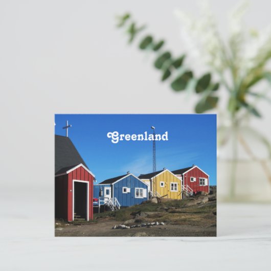 Het Platteland van Groenland Briefkaart (Staand voorkant)