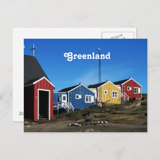 Het Platteland van Groenland Briefkaart (Voorkant / Achterkant)