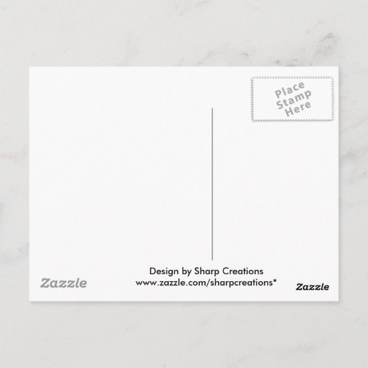 Het Platteland van Indiana Briefkaart (Achterkant)