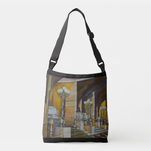 Het Plaza hotel in New York Crossbody Tas (Voorkant)