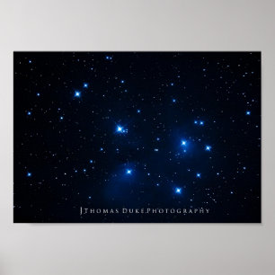 Het Pleiades Star-cluster Poster