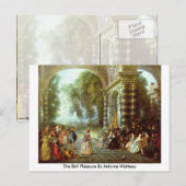 Het pleidooi van Antoine Watteau Briefkaart (Voorkant / Achterkant)