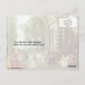 Het pleidooi van Antoine Watteau Briefkaart (Achterkant)