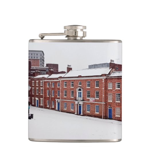 Het plein heupfles (Voorkant)