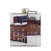 Het plein heupfles (Achterkant)