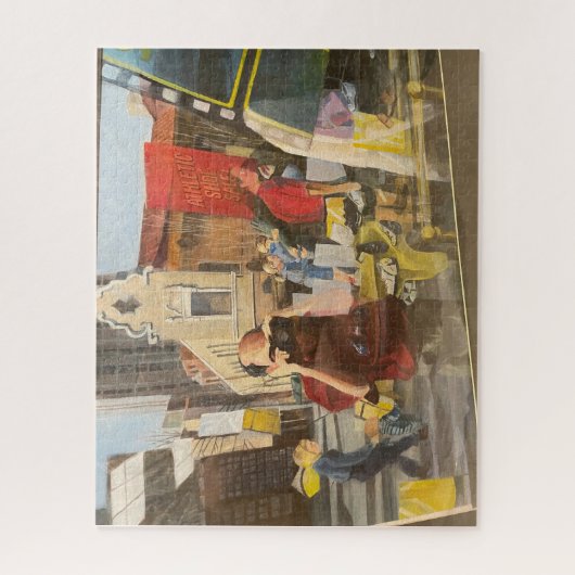 Het plein in Kansas City Legpuzzel (Verticaal)