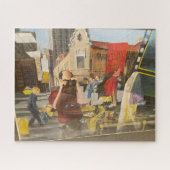 Het plein in Kansas City Legpuzzel (Horizontaal)