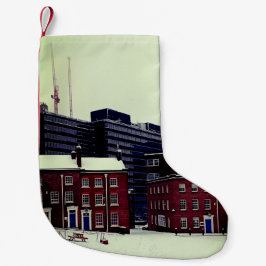 Het plein kleine kerstsok