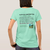 Het plein-luchtgesprek t-shirt (Achterkant)