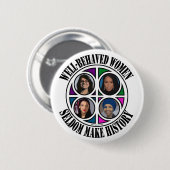 Het plein ronde button 5,7 cm (Voorkant /achterkant)