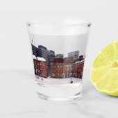 Het plein shot glas (Voorkant)