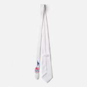 Het plein van 4 juli stropdas (Achterkant)