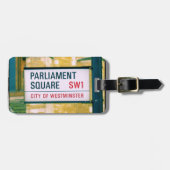 Het Plein van het Parlement - Stad Westminster Lab Bagagelabel (Voorkant horizontaal)