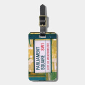 Het Plein van het Parlement - Stad Westminster Lab Bagagelabel (Voorkant verticaal)