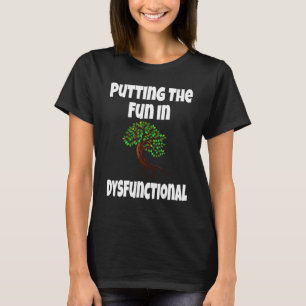 Het plezier in disfunctionele bijpassende familie t-shirt