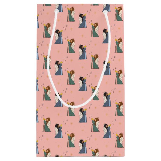 Het plezier van Angels Kerstmis Klein Cadeauzakje (Achterkant)