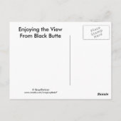 Het plezier van het Uitzicht Briefkaart (Achterkant)
