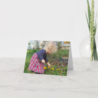 Het plukken Paardebloemen Notecards Kaart