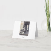 Het plukken Paardebloemen Notecards Kaart (Achterkant)