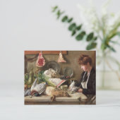 Het plukken van de Duif Briefkaart (Staand voorkant)